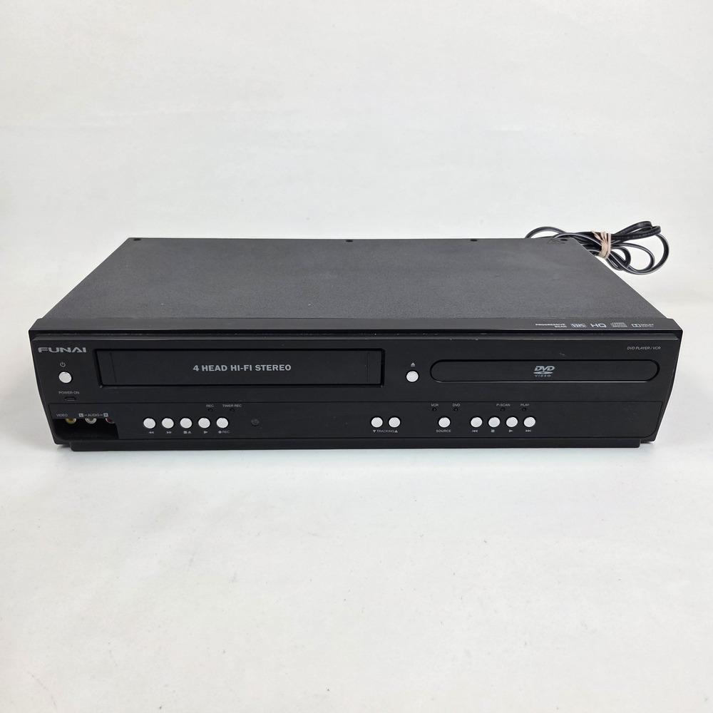 Funai CDV225FX4 DVD VCR VHS Player Combo Tested Working 2014 Black
